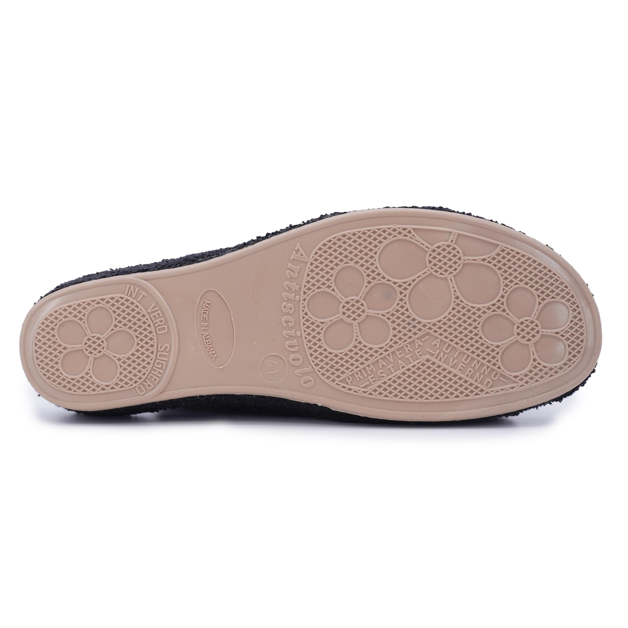 JOMIX Zapatillas Casa Mujer Rizo con Cuña Pantuflas de Toalla Abiertas Ligeras y Cómodas Plantilla Acolchada Suela Antideslizante Lavables en Lavadora para Uso Diario
