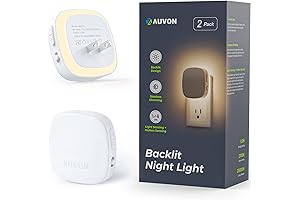 AUVON Motion Sensor Night Light with Dual Sensors