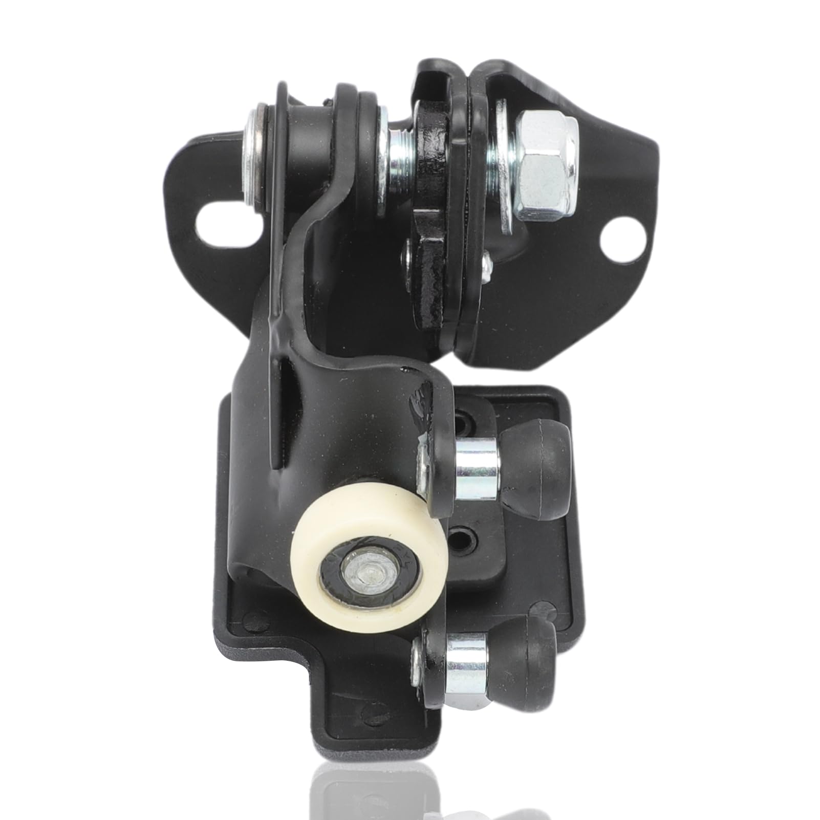 Seitentürrolle für Jumper Ducato Boxer - Schiebetürrolle Rolle Seitenrolle, Metall Kunststoff, Schwarz, Gebürstet, 1 Stück, Wohnmobil, Auto, innen und außen, Schiebetürrolle