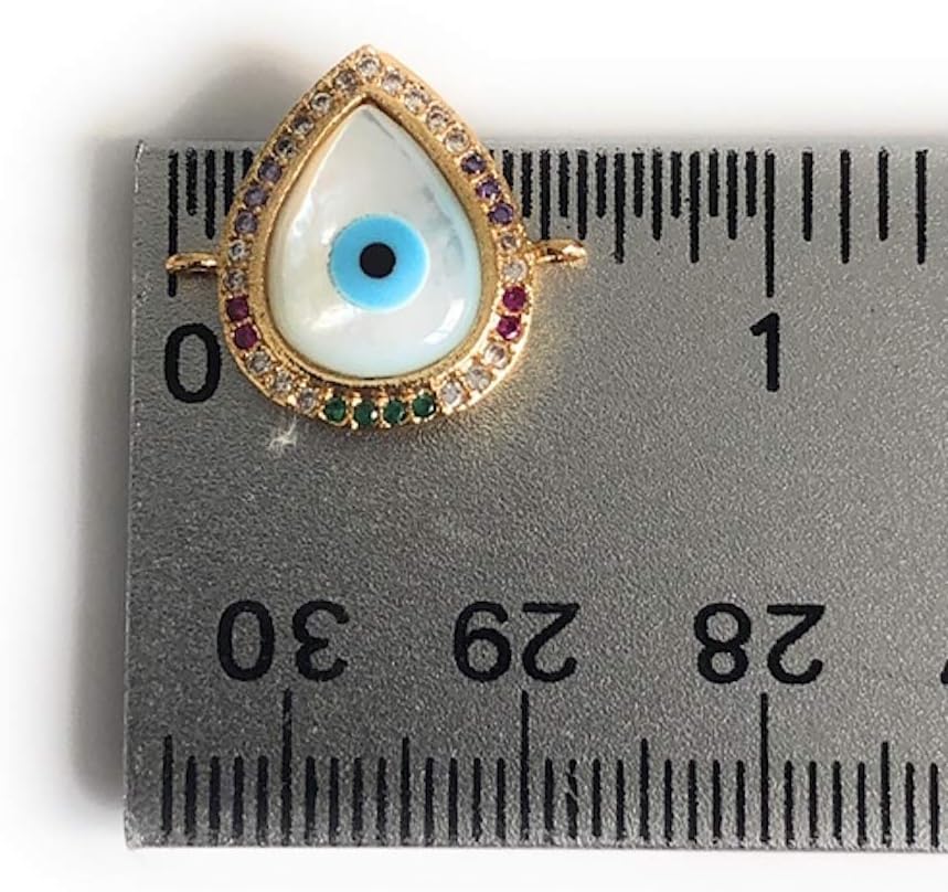 SIFRIMANIA Adjustable Evil Eye Red Cord Bracelet Mother of Pearl CZ Charm Sliding Bolo Fit 6–9 Inches Protective Handmade Jewelry - Image 8