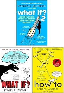 Randall Munroe 3 Books Collection Set (What If?2, What If? & How To)