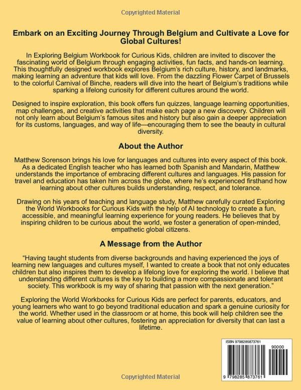 Exploring Belgium Workbook For Curious Kids: A Fun, Interactive Guide to Belgium's Special Places, Culture, and History! (Exploring the World for Curious Kids) - Image 2