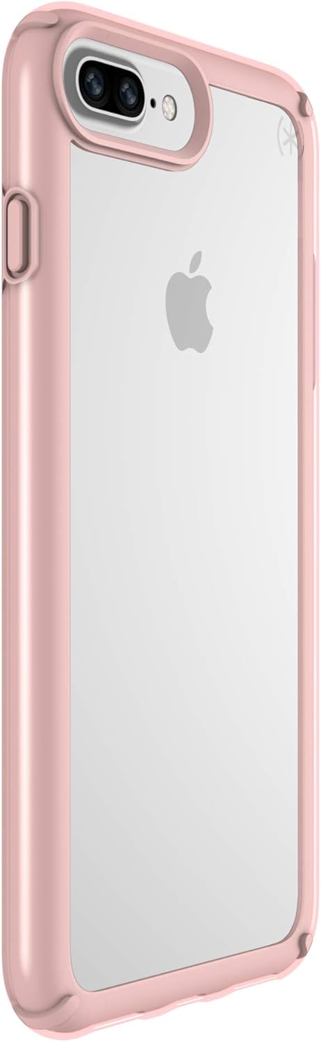 Speck Products Presidio Show Cell Phone Case for iPhone 8 Plus - Clear/Rose Gold