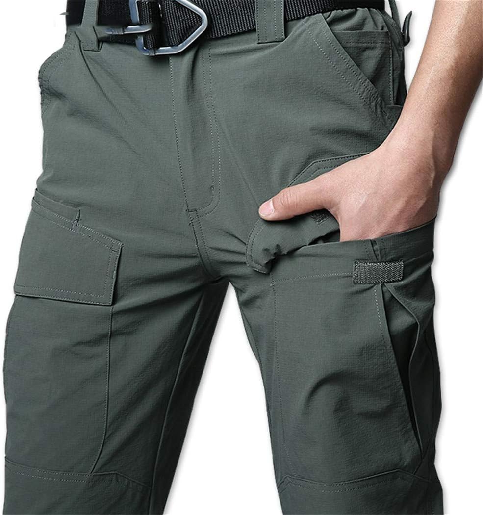 Summer Quick Dry Military Pants Men Many Pocket Tactical Cargo Pants Breathable Stretch Rip-Stop Cotton Army Trouser