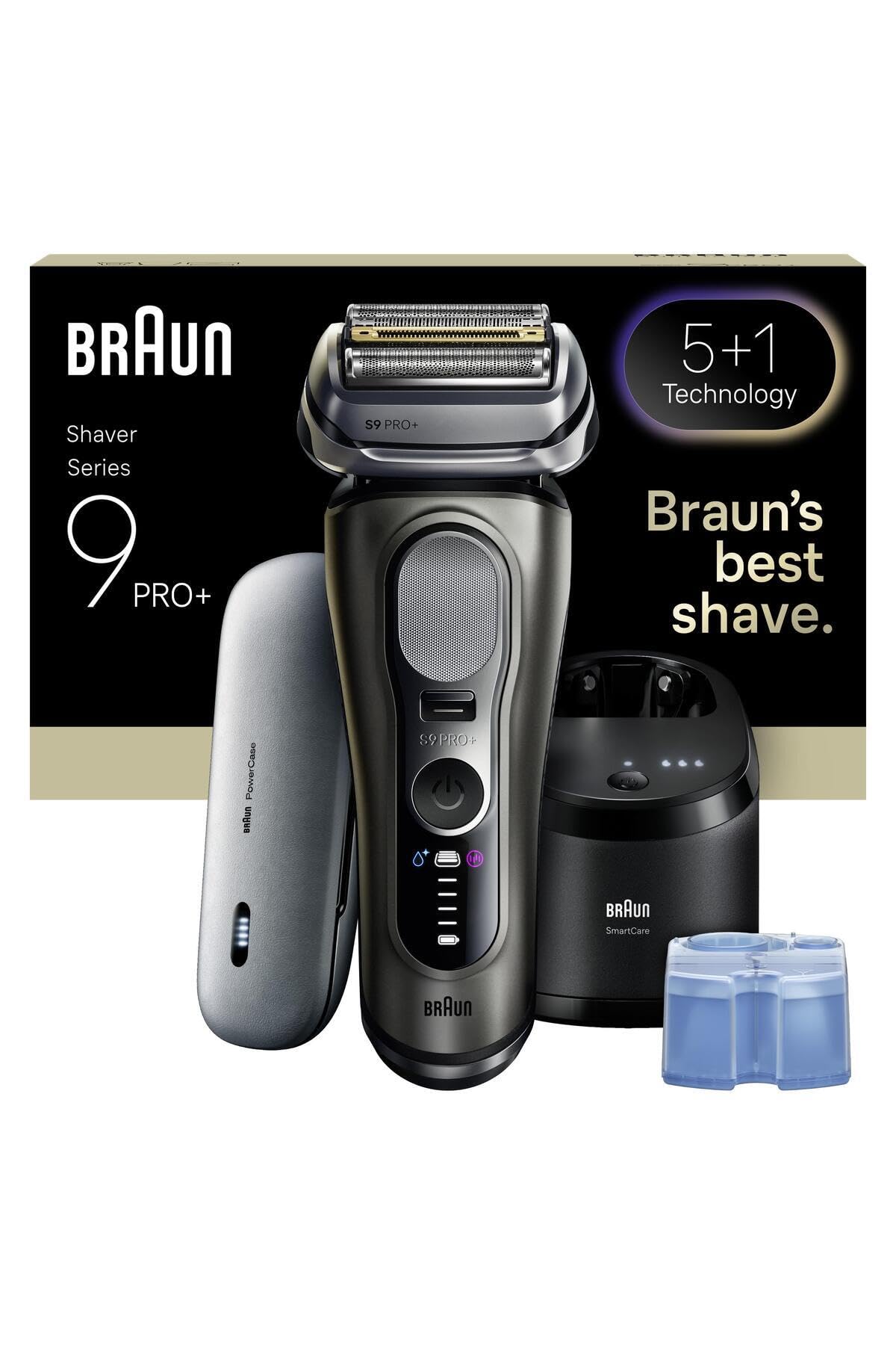 Braun Series 9 PRO+ Elektrikli Tıraş Makinesi, Islak ve Kuru, SmartCare Merkezi, 9675CC