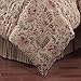 Waverly Imperial Dress Modern Farmhouse Floral 4-Piece Reversible Comforter Set, Queen, Antique