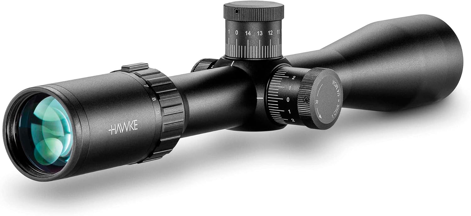 Hawke Vantage 30 WA Riflescope | Illuminated .223/.308 Marksman Reticle, 30mm Tube, Wide-Angle Optics, Fully Multi-Coated Lenses, Waterproof Shockproof Fogproof Hunting Scope
