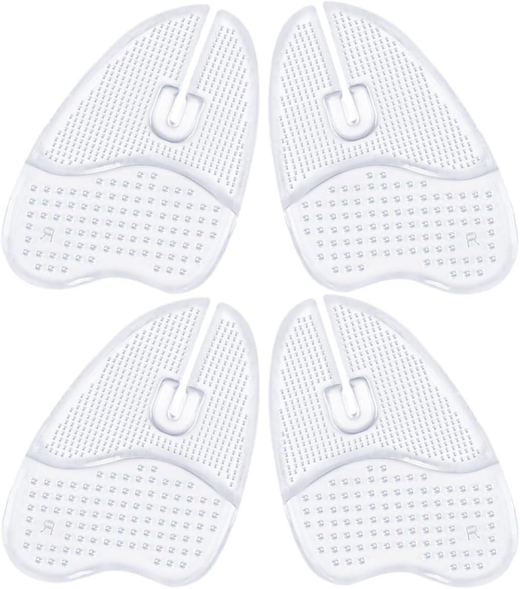 GLEAVI Metatarsal Cushions and Adhesive Forefoot Pads 2 Pairs Ball of Foot Cushions for Women Relief in Sandals and High Heels