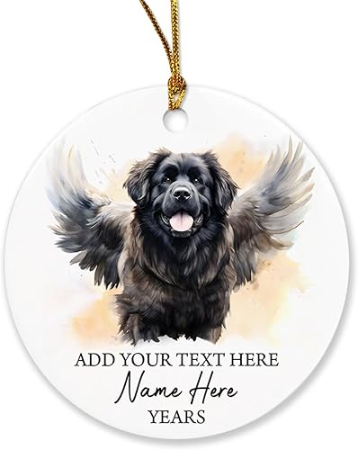 Vista 27 de Adorno conmemorativo personalizado de Bulldog Inglés – Alas de ángel, regalo de Navidad personalizado para perro, mamá y papá Adorno de Bulldog