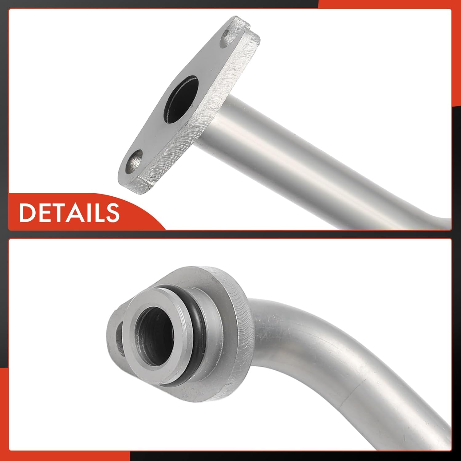 A-Premium Turbocharger Oil Return Line Compatible with Dodge Dart 2013-2016 & Fiat 500 2012-2018, 500L 2014-2018, 1.4L