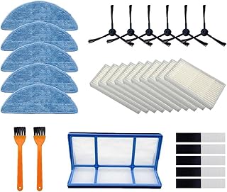 ZeAda Vacuum Robot Cleaner Replacement Accessories Kit,Compatible for Ilife V5 V5S V3 V3S V5Pro V50 V55 X5 V5S Pro