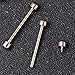 Hemobllo 2pcs Watch Screw Tube Rods for Strap Repair Inner Diameter Rose Gold Easy Install Watch Strap Link Rods for Watchmakers and Jewelers