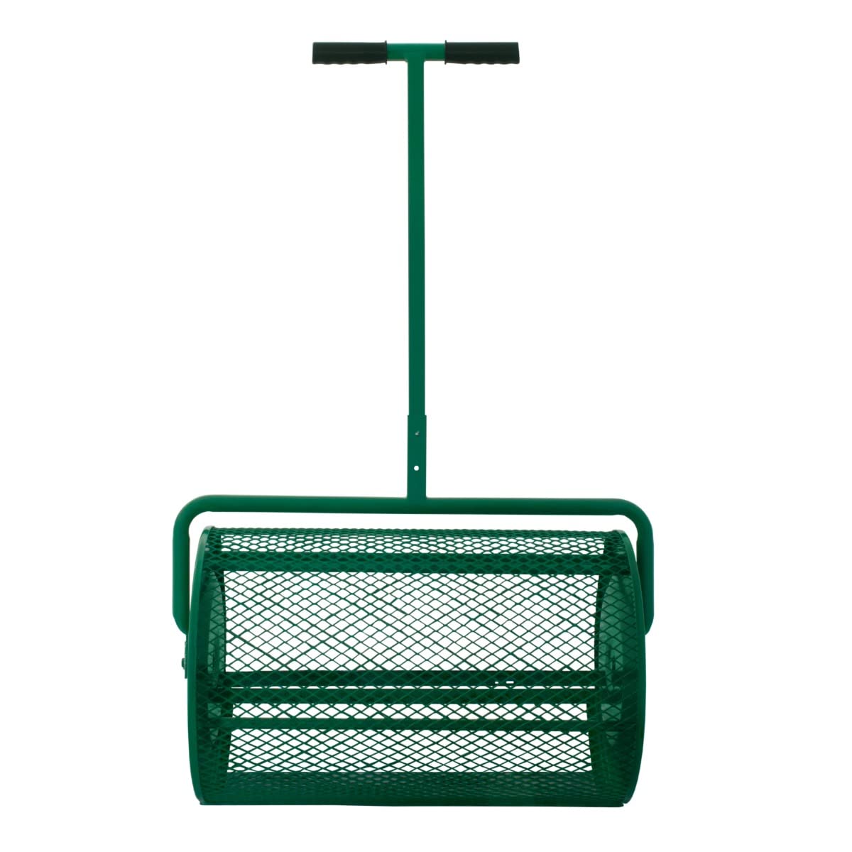 Esparcidor de Abono & Musgo de Turba Verde Capacidad 80L para Compostaje de Jardín con Mango Extensible, Esparcidor de Compost Fertilizante Estiércol para Cuidado de Césped Mantillo + Guantes GRATIS
