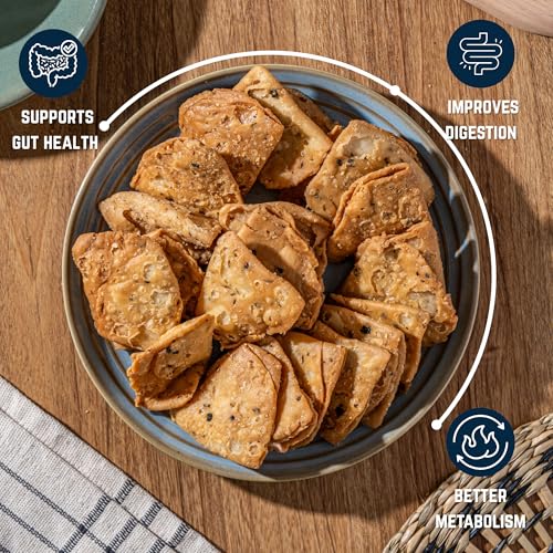 Image of MEWARIS Jeera Puri Crisp Savory Snack Made with Refined Wheat Flour & Cumin Seeds 200G