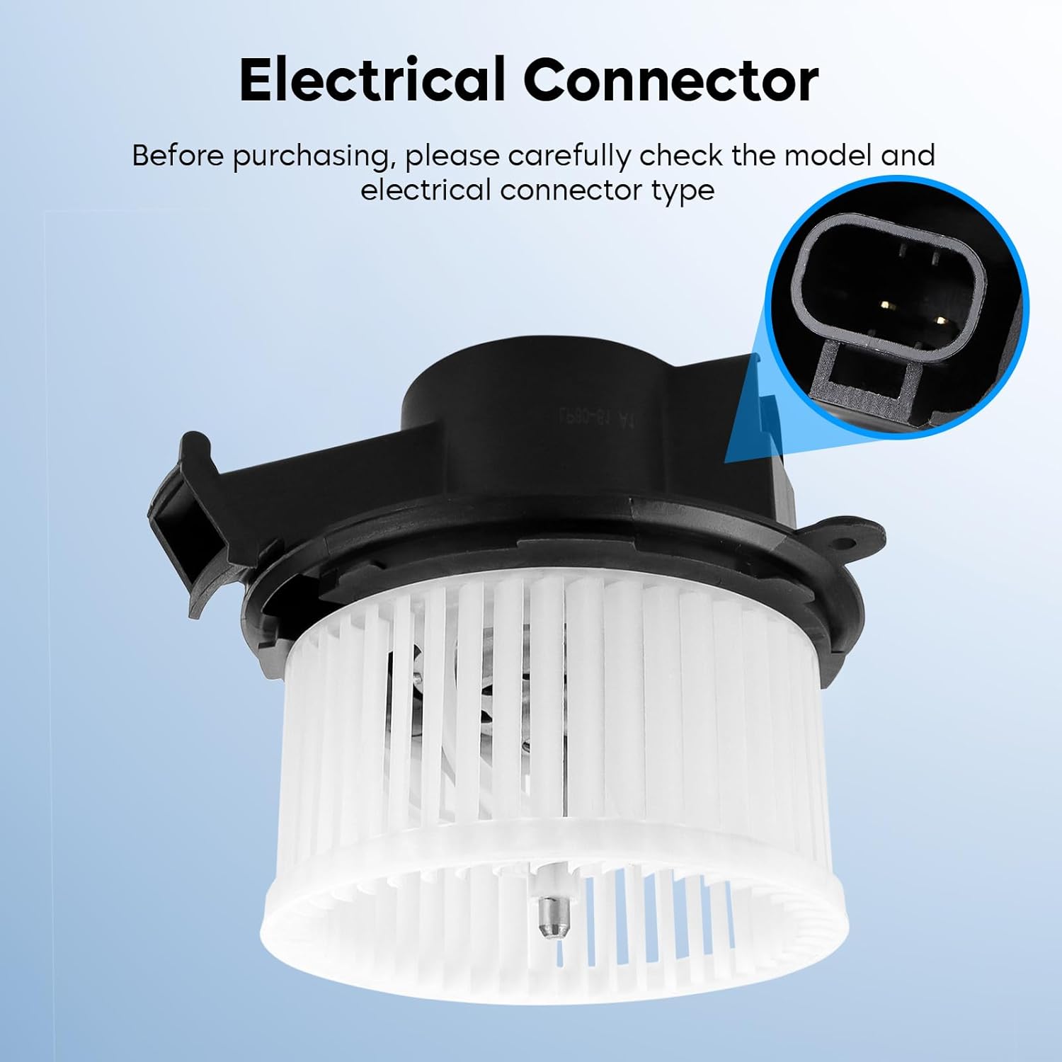 Front HVAC Blower Motor Assembly for Chevy Silverado 1500 2500HD 3500HD, Traverse, GMC Sierra 1500 2500HD 3500HD Acadia Saturn Outlook, Buick Enclave, Replaces for 700236(Only Fit w/Manual Control)