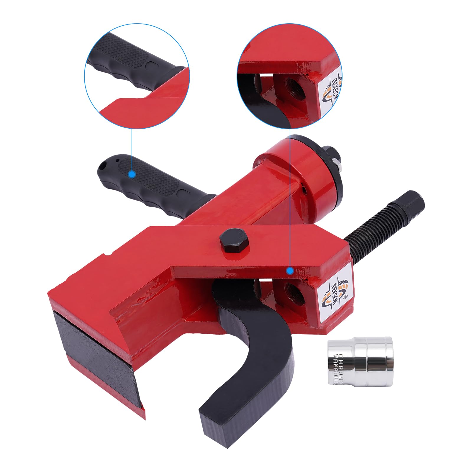 Destalonador manual de neumáticos, herramienta universal para quitar ruedas de camión, tractor, camión, herramienta para cambiar neumáticos, para automóviles, camiones, tractores, cortacésped, vehíc