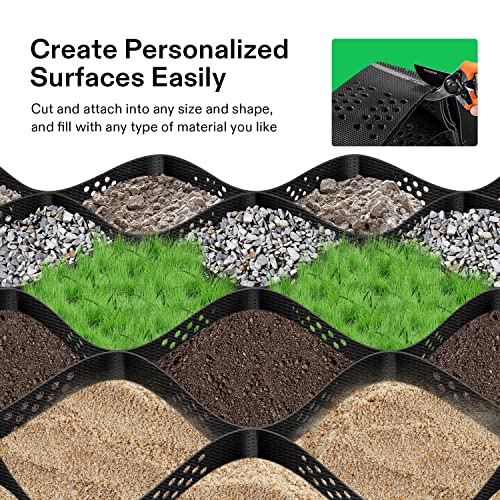 Image of VIVOSUN 4'' Depth Ground Grid, 9x17 ft, High-Density HDPE Geo Cell