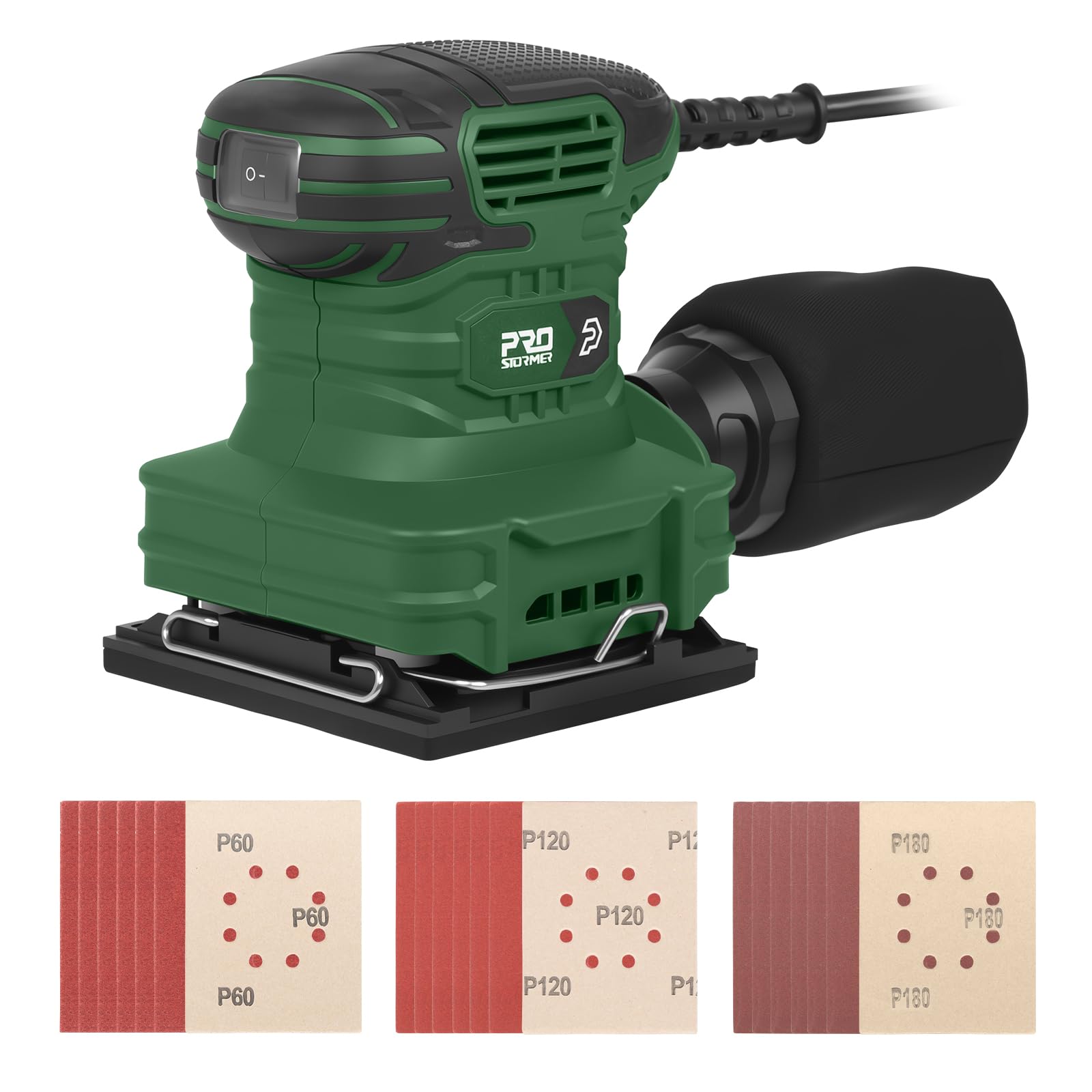 Prostormer Palm Sander - 14000RPM Electric Sander -1 Prostormer Palm Sander - 14000RPM Electric Sander -1