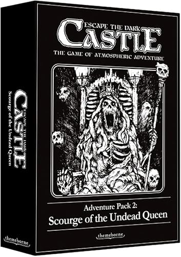 Themeborne Escape The Dark Castle Juego de mesa Scourge of The Undead Queen Adventure Pack 2 Juego de estrategia cooperativa para adultos y