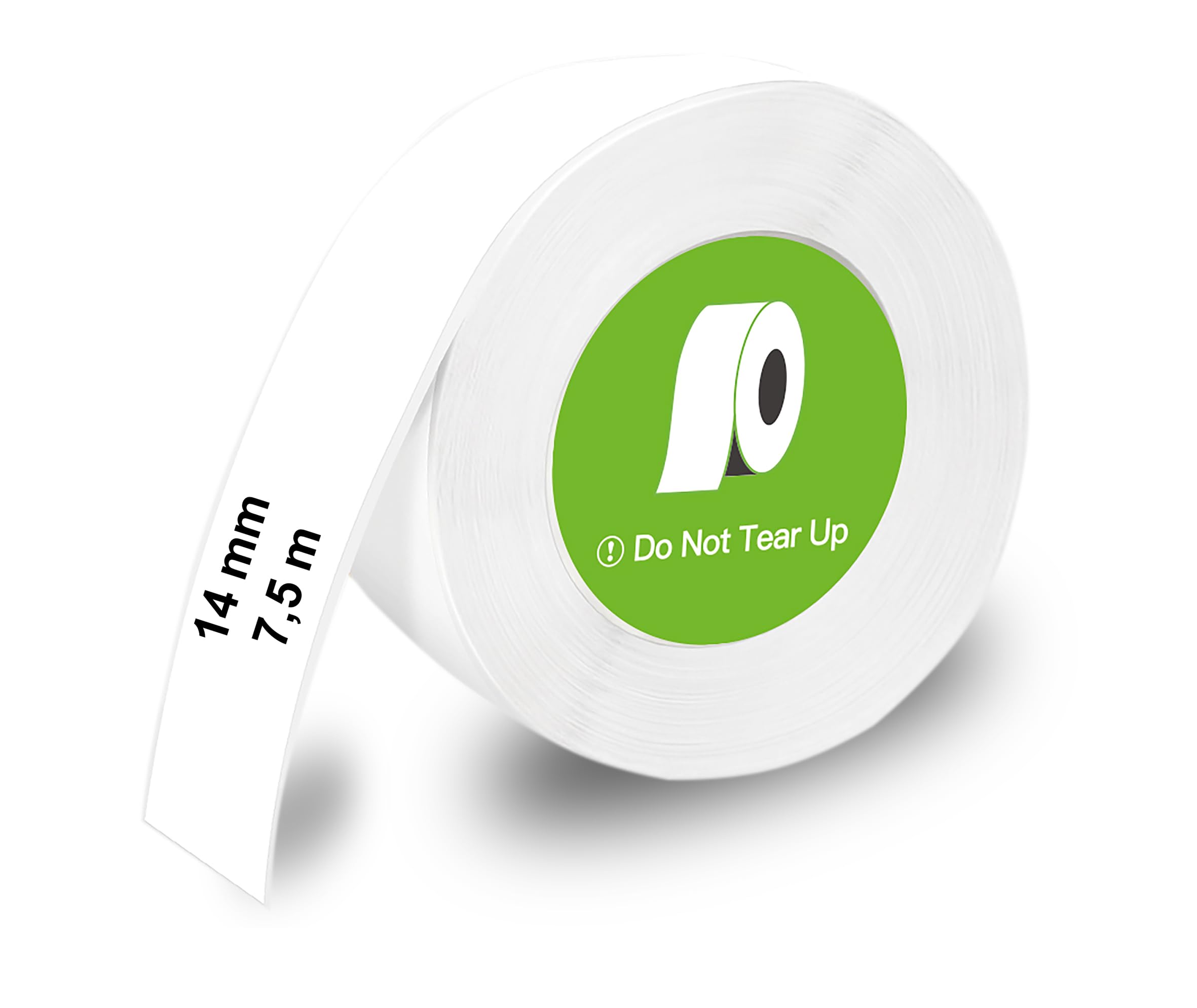 Olympia Endless Label Roll White Labels for Label Printers Label Tape 14 x 40 mm Label for P22 Printer Label Printer Labels Uncoated 180 Pieces per Roll — image 1