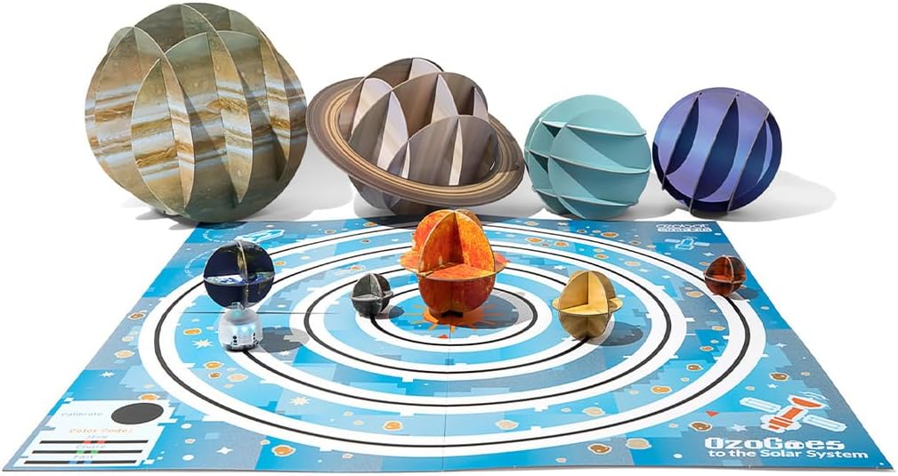 - Ozobot OzoGoes to The Solar System, STEM Kit, Ages 8+, Learn The Solar System, Problem Solving, Classroom Science Activities, Easy Assembly, NGSS Aligned, Digital Lessons, Robot Not Included