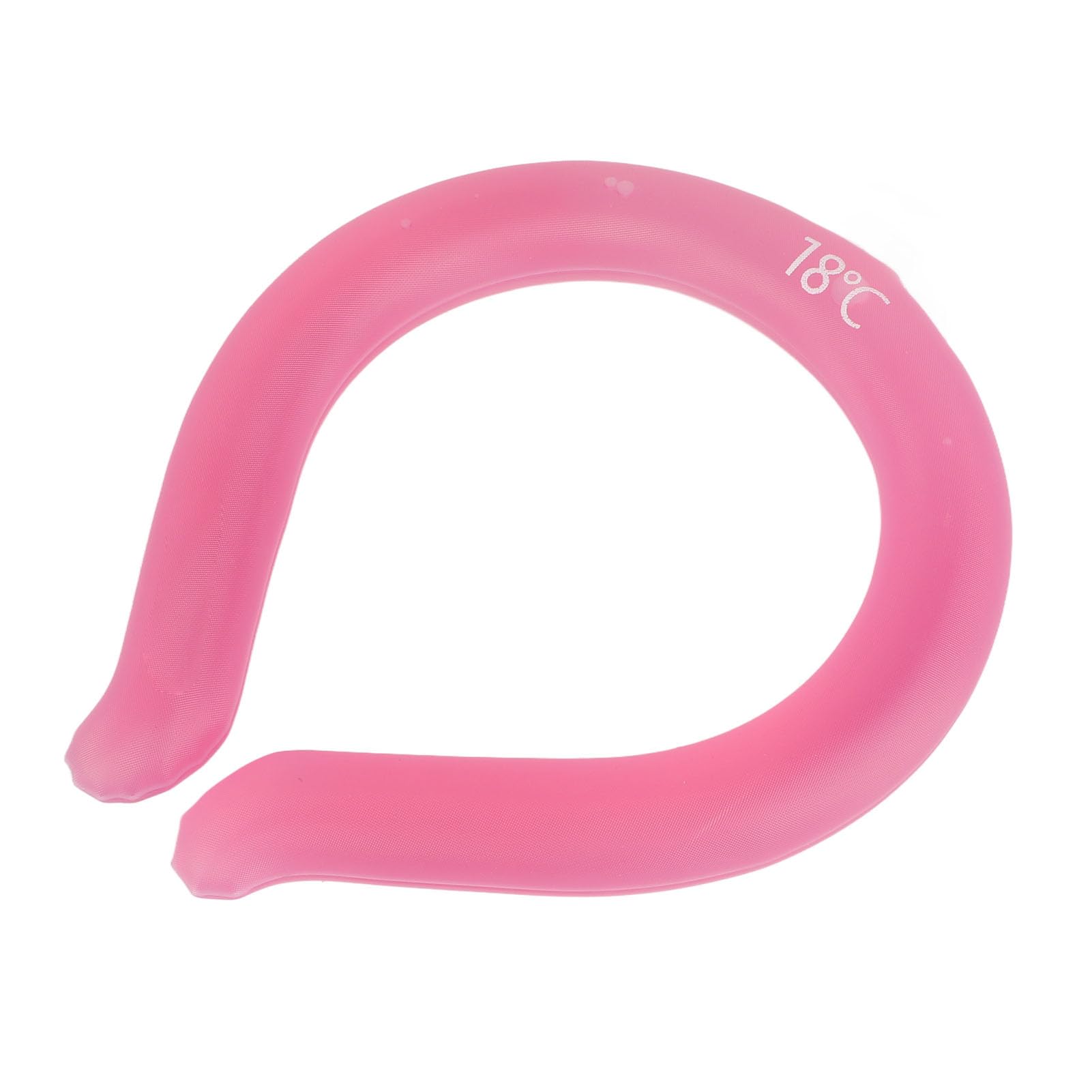 Nackenkühler, Neck Cooling Ring, Tragbare Folgen Sie dem Hals, um die Anlassende Kälte Wiederzuverwenden für Sommer (Rosa)
