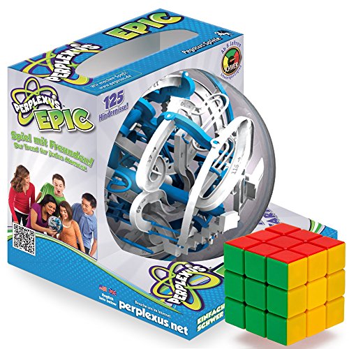 Brybelly The Epic Brain-Bending Bundle: Perplexus Epic and a Puzzle Cube
