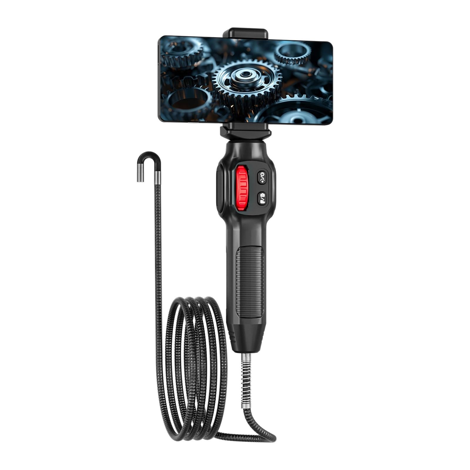 Boroskop, Kamera endoskopowa obracana o 360 stopni Obiektyw 6/3,9 mm HD Przegubowa kamera boroskopowa inspekcyjna IP67(U200-3.9mm- 1m)