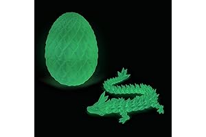 Large Dragon Eggs with Dragon Inside: 3D Printed Mystery Dragon Egg Surprise Fidget Toys
