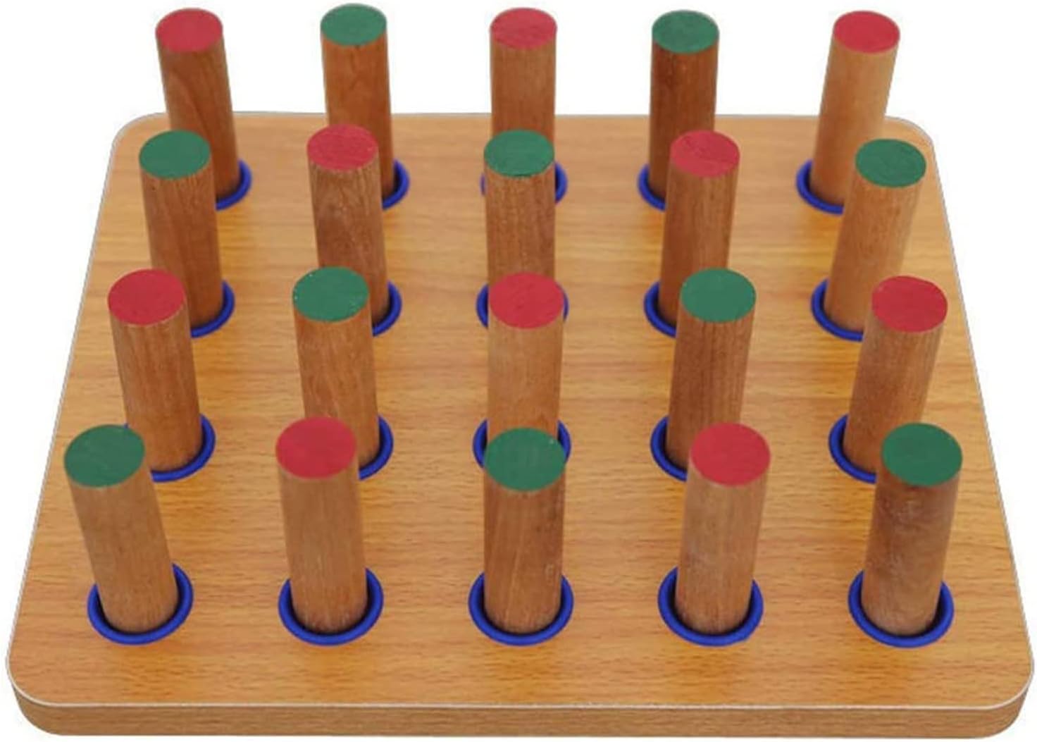 Finger Exerciser Orthotics Wood Sticks Nails Insert A Board Tilted Board Plank Flashboard for Stroke Hemiplegia Rehabilitation,M