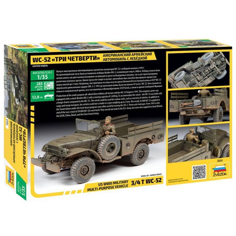 US 3/4 Ton 4x4 Truck WC57/WC56 Command & Reconnaissance |AFV CLUB|35s16| 1:35