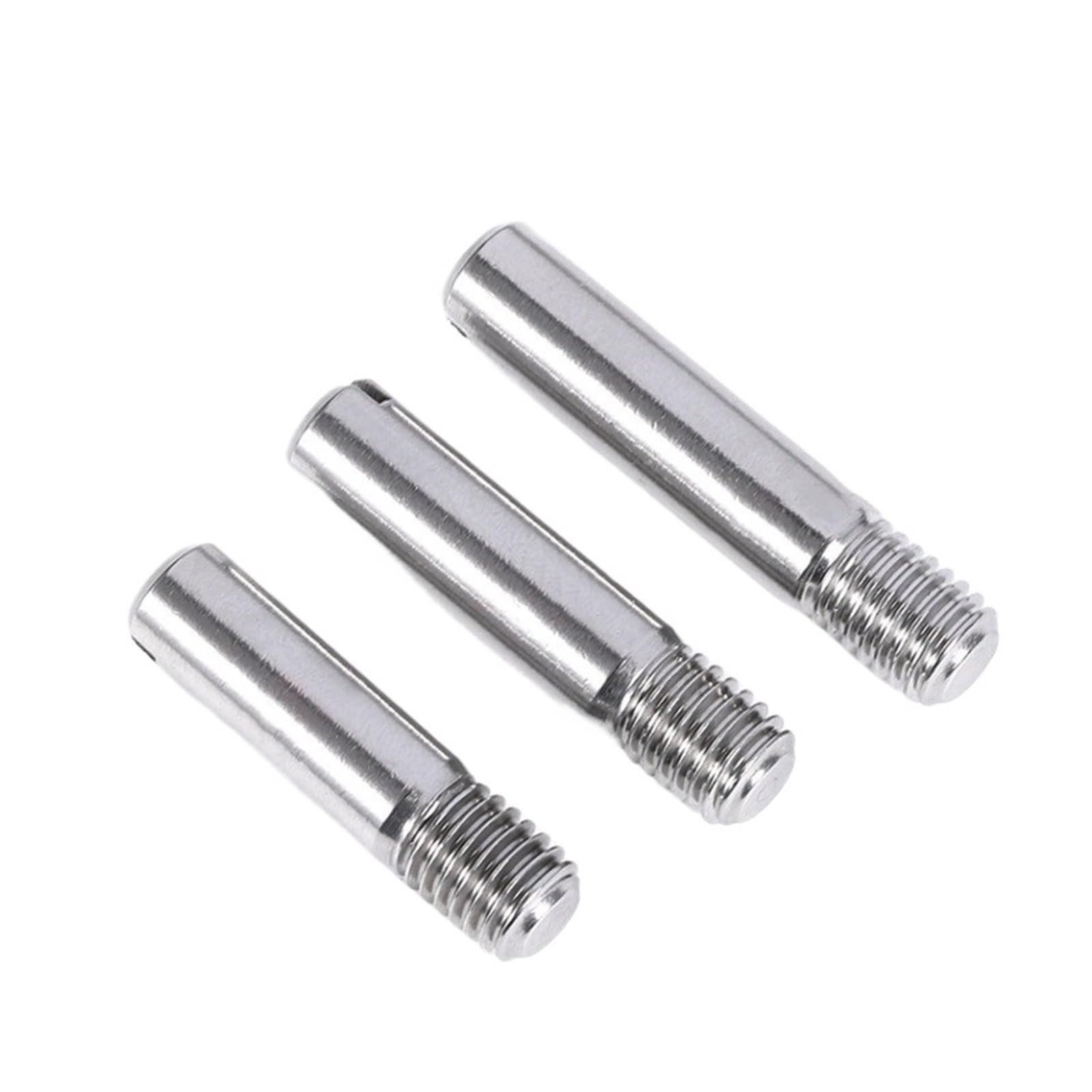 Set 5 Perni Di Posizionamento Filettati M3 M4 M5 M6 M8 – In Acciaio Inox 304, Lunghezza 10-30 Mm, Per Lavorazioni Meccaniche