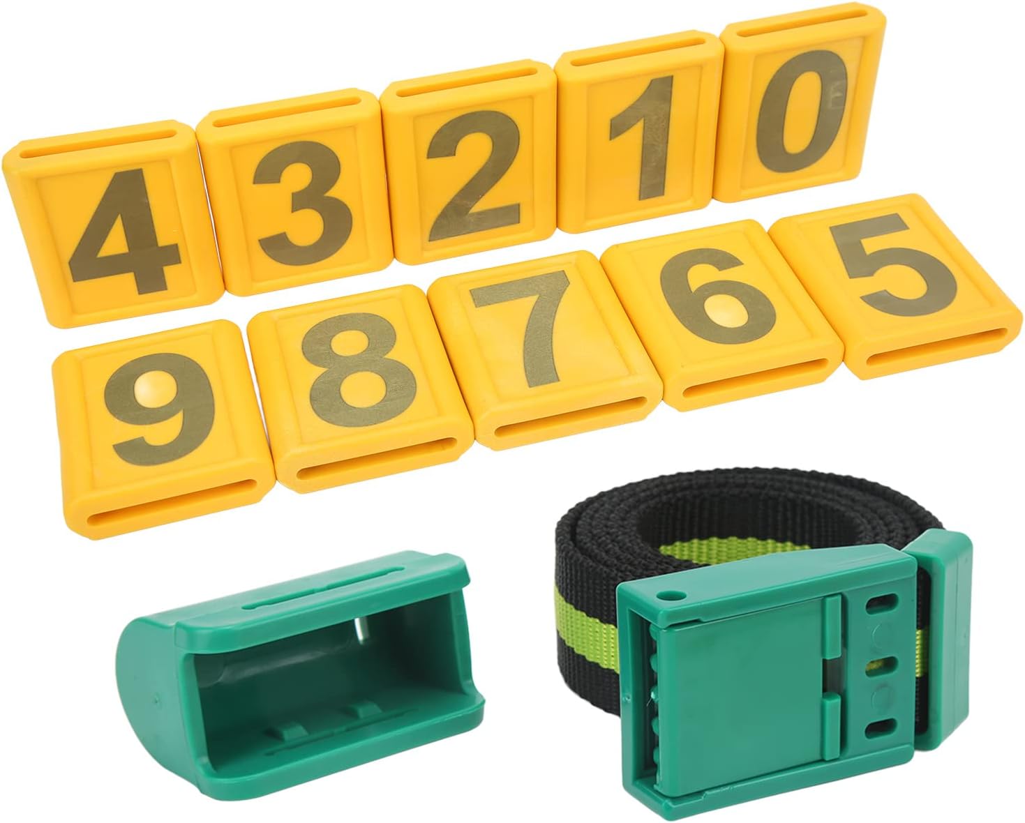 Cow Goat Collar Identification ID Collars Cow Tag Band Animal Identification and Buckle,for Horse Sheep Cattle Dog Camel