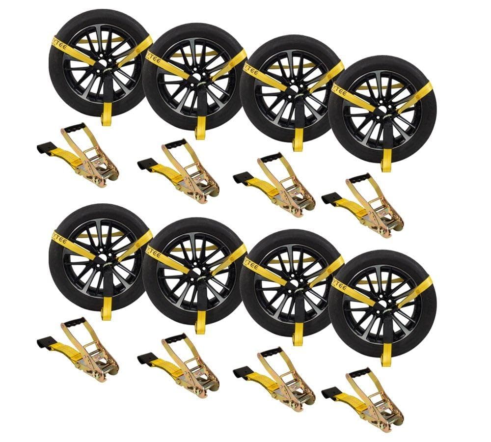 Mytee Products Car Tie Down Straps (8 Pack)