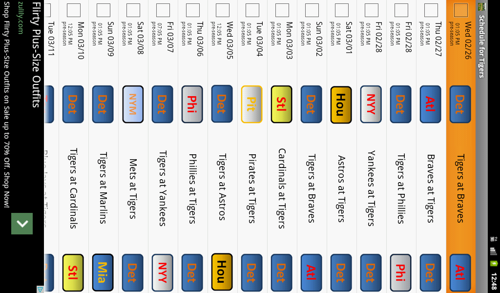 Detroit Baseball Schedule 2014 App on Amazon Appstore