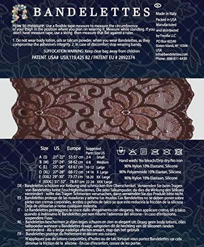 Image of Bandelettes Original Patented Elastic Anti-Chafing Thigh Bands *Prevent Thigh Chafing*