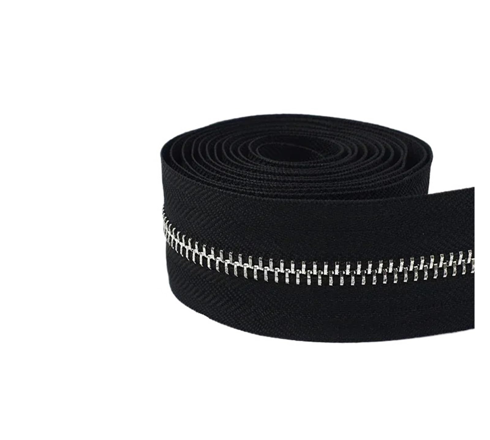 Cremalleras De Metal/Nylon/resina Por Metro, for Ropa, Accesorios Costura Fácil Reparación, 2-10M, 5#, 1 Ud(KY446G6-3Silver,5MetersNo5)