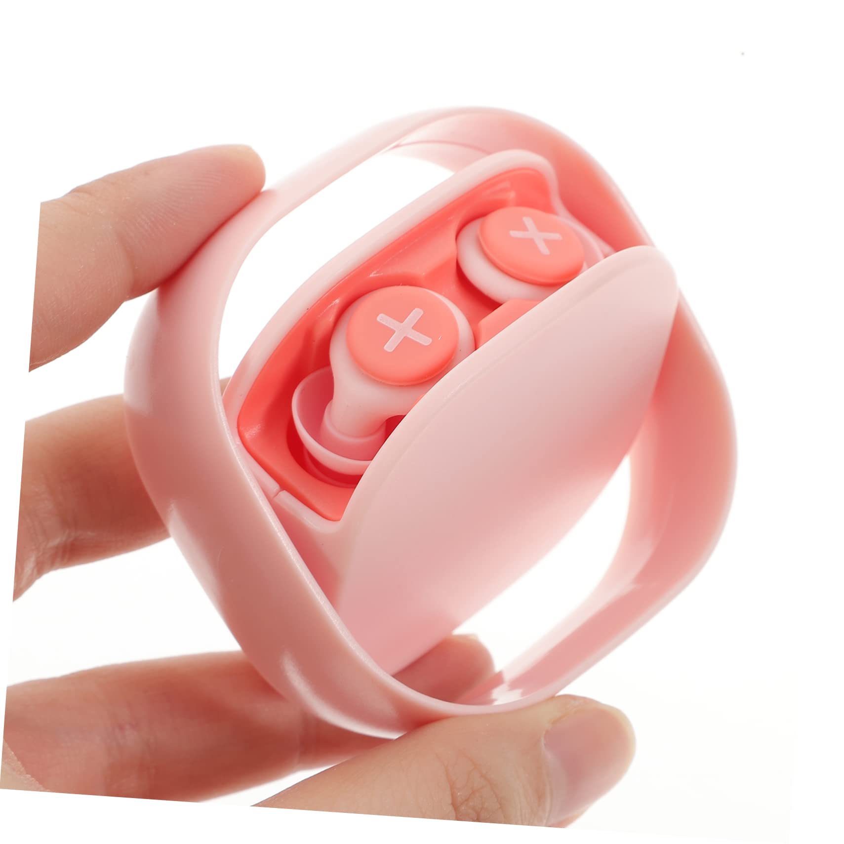 6juegos Tapones Antirruido De Reutilizables Para y Protección Contra Para Dormir y Concentrarse Estuche De Almacenamiento Rosa