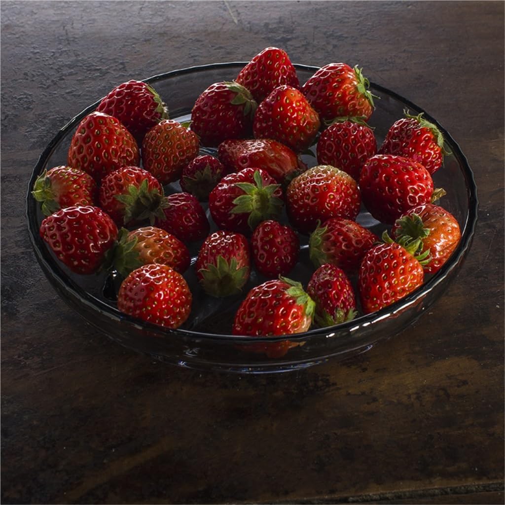 ENGENDER Fruttiera Piatto da Frutta in Vetro, tè, Vassoio for Dolci, Snack, Moderno, Insalata Cestino per Frutta