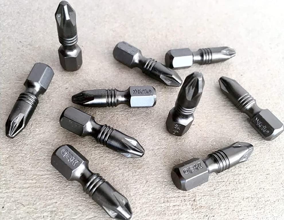 Felo 4 Impact PZ2 x 25mm Screwdriver Bits Tic Tac Box of 10
