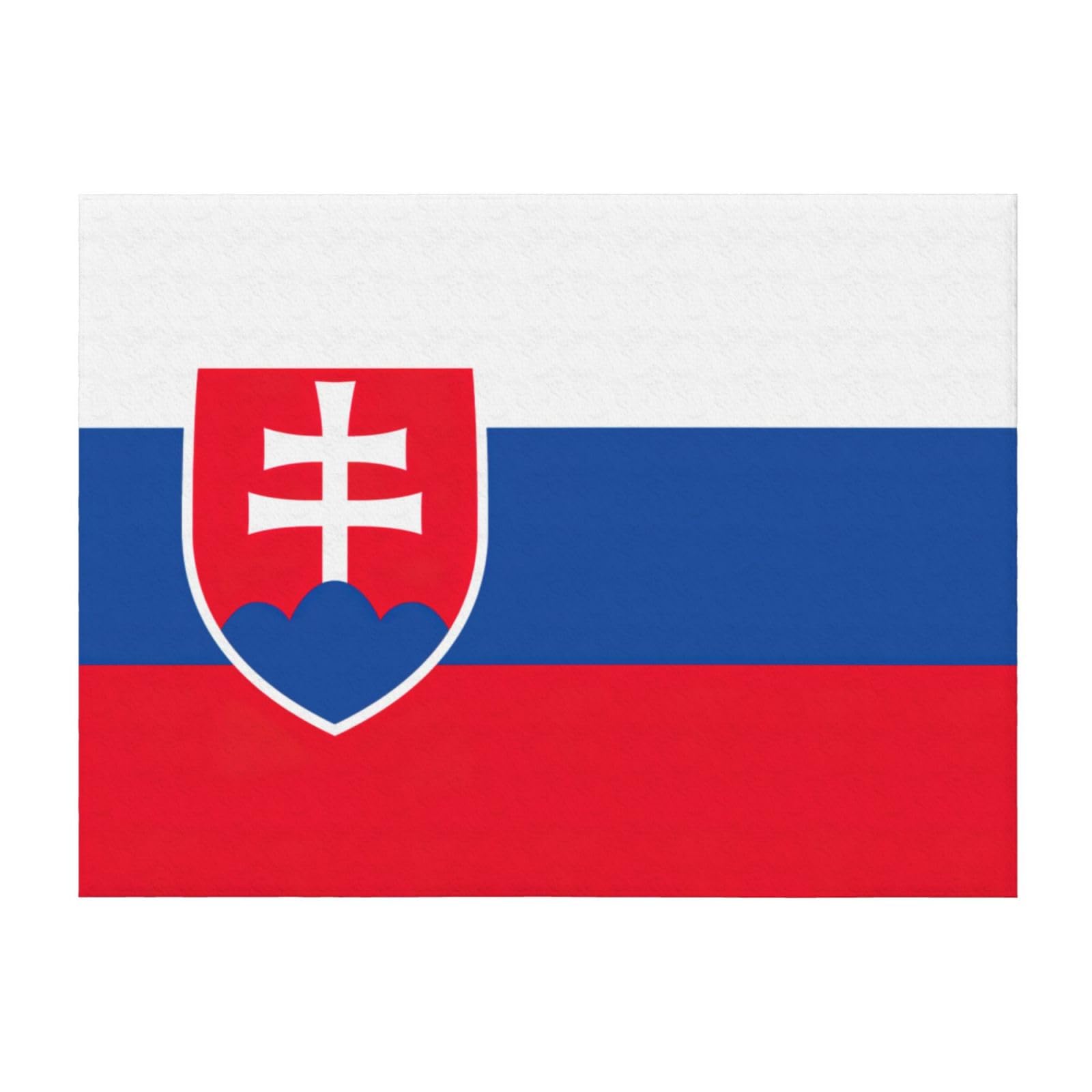 Couverture Slovaquie légère imprimée pour lit et canapé toutes saisons