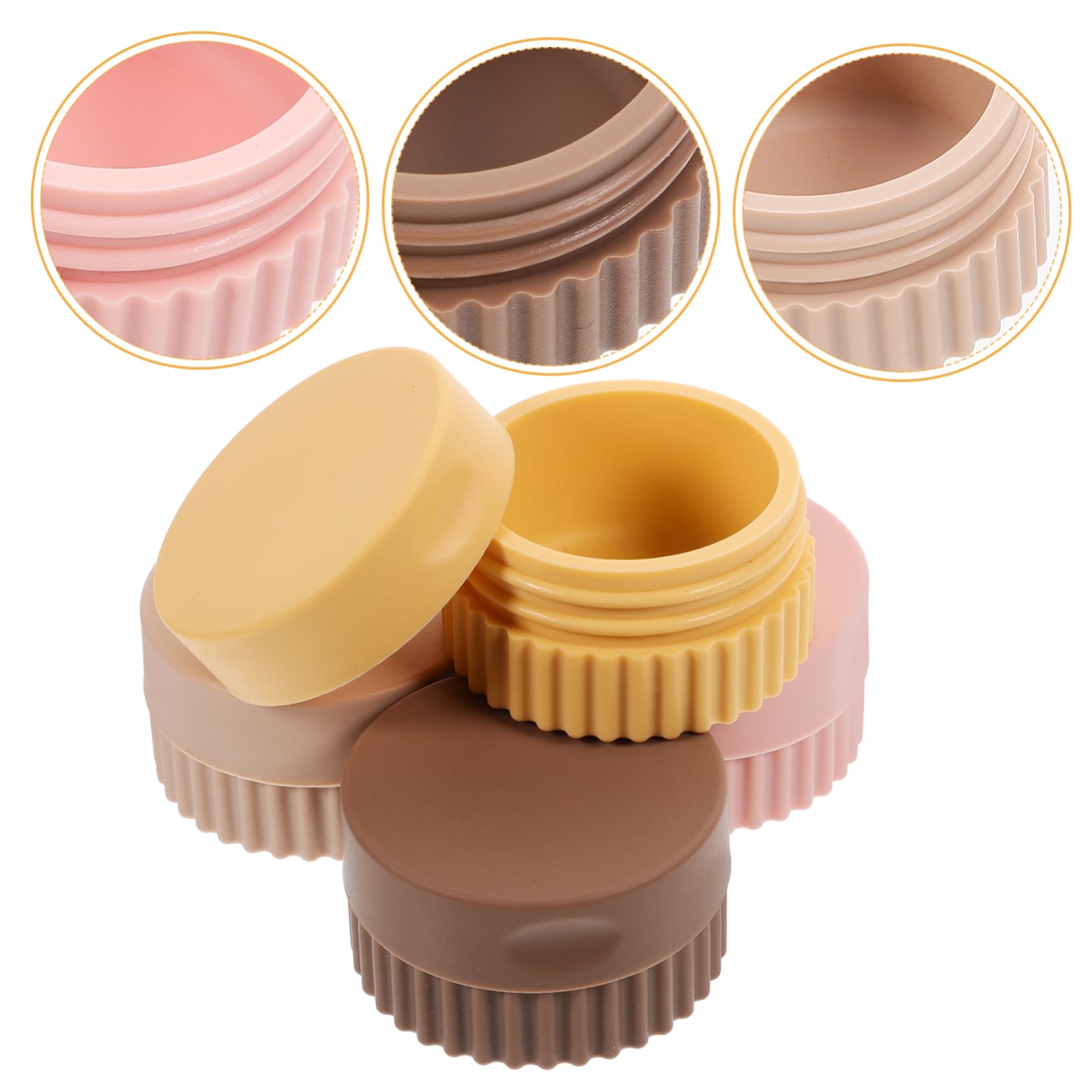 Beavorty 16 Stk Verpackungsbox schmuck kleiner Behälter Silikonbehälter Kosmetik-Aufbewahrungsbox Reisefläschchen Reisezubehör Reisebehälter Flasche aus Silikon kleine Flaschen Kieselgel