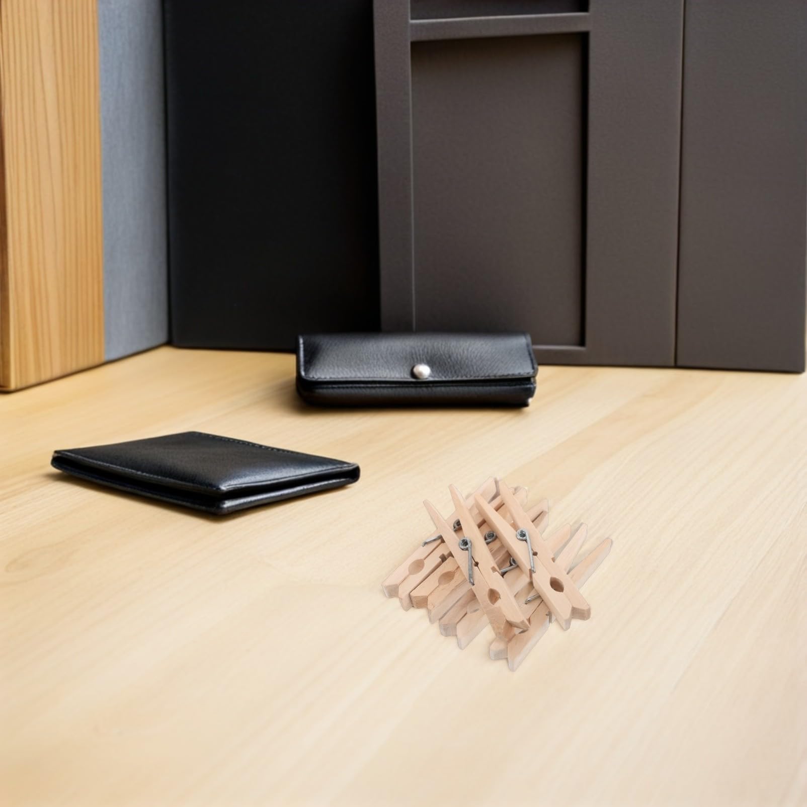 Garneck Mollette in Legno per Bucato 150 Pezzi Mollette per Panni, Foto e Artigianato Anti-vento Minimaliste