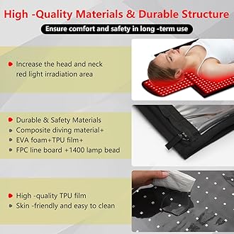 Large Red Light Mat for Full Body 84.6''X33.4'' with 1400Pcs LEDs Red Light Pad Red Light Devices at Home