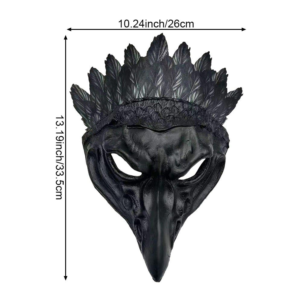 Amazon.co.jp: Kopexis カラス マスク 仮面 鳥 仮装 リアル フェイス