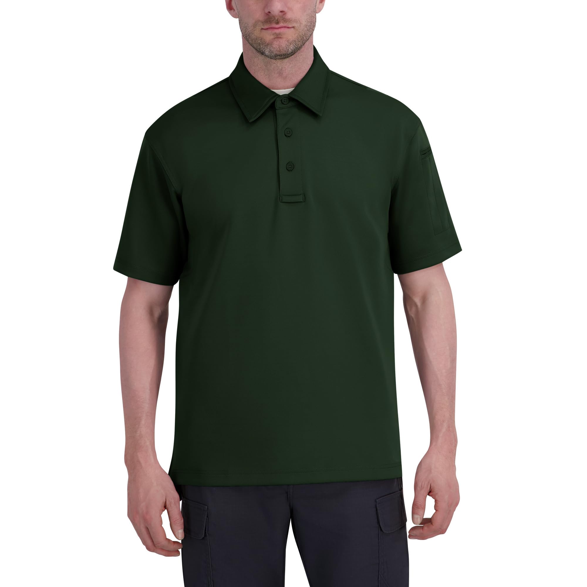 Propper Herren I.C.E. Kurzarm Performance Poloshirt, Dunkelgrün, XL