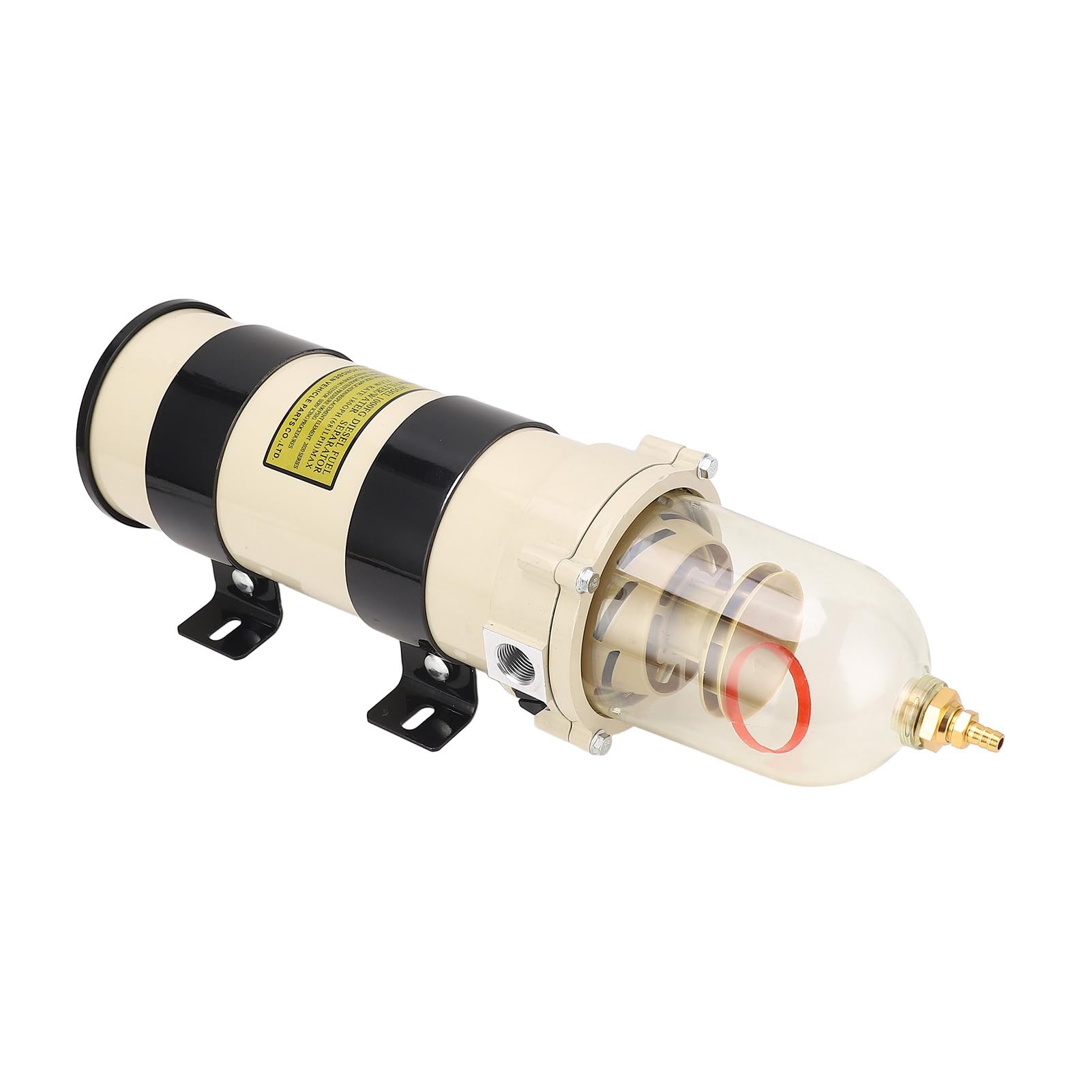 Filtro del Carburante, Separatore d'acqua 1000FG Ad Alte Prestazioni, Valutazione del Filtro 10 Micron, Larghezza 6 Pollici per Auto