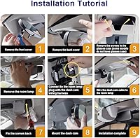 Vista 5 de Fitcamx Cámara de tablero delantera 2160P+trasera 1080P para Honda Accord 2023-2025 Hybrid EX LX Sport Touring EX-L (Gen11), estilo OEM, video HD