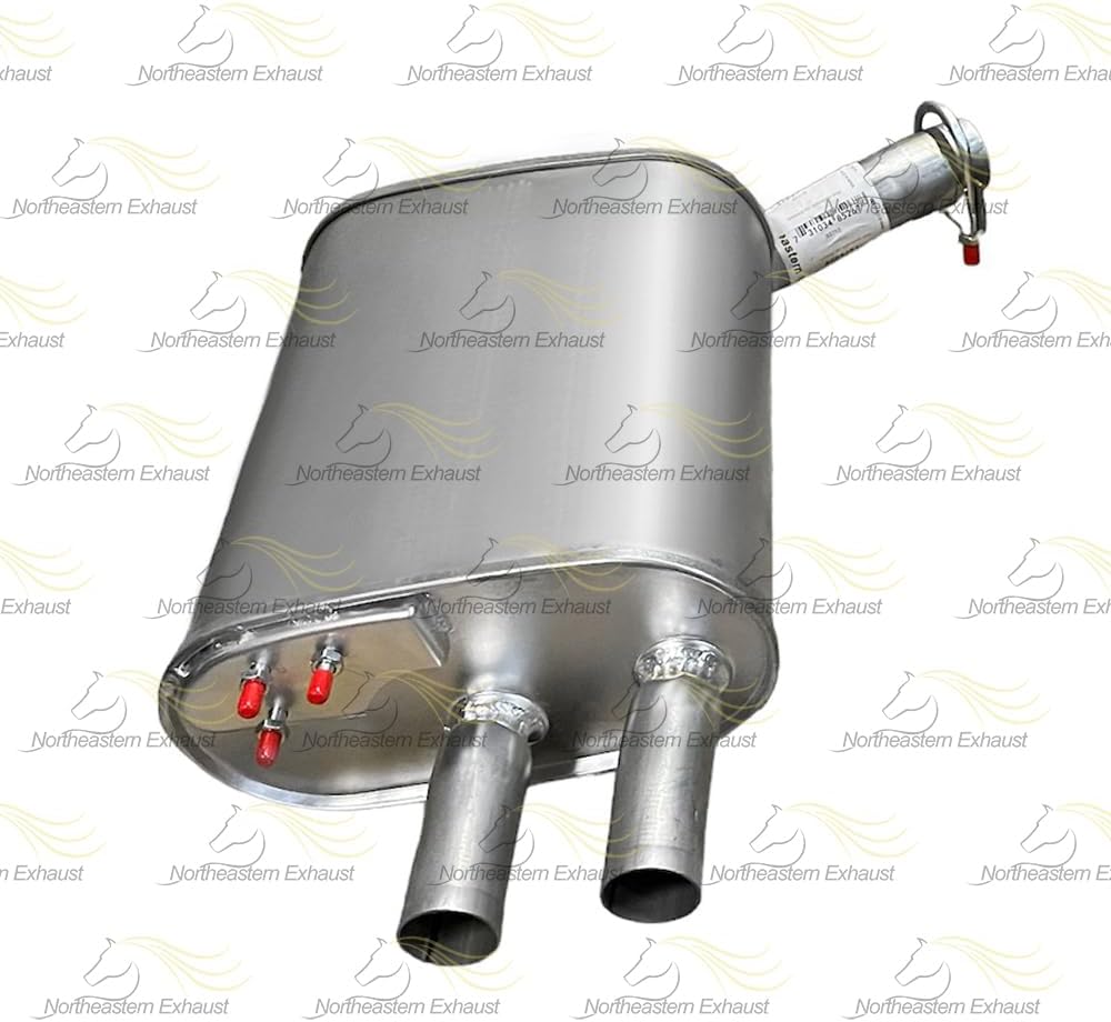 Exhaust Driver Side Muffler Compatible for 2004-2008 Nissan Maxima 3.5L | Direct-Fit | Northeastern Exhaust | Free Clamp Included | Automotive Replacement Part