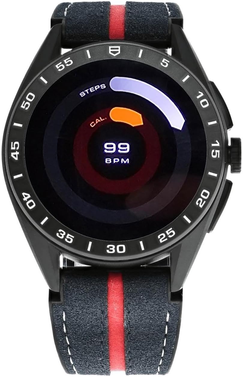 TAG Heuer Connected Calibre E4, Oracle Red Bull Racing Edition, 45MM Smartwatch, Black, Wear OS by Google, Titanium Case, AMOLED Display 1.39", 50m Water Resistant